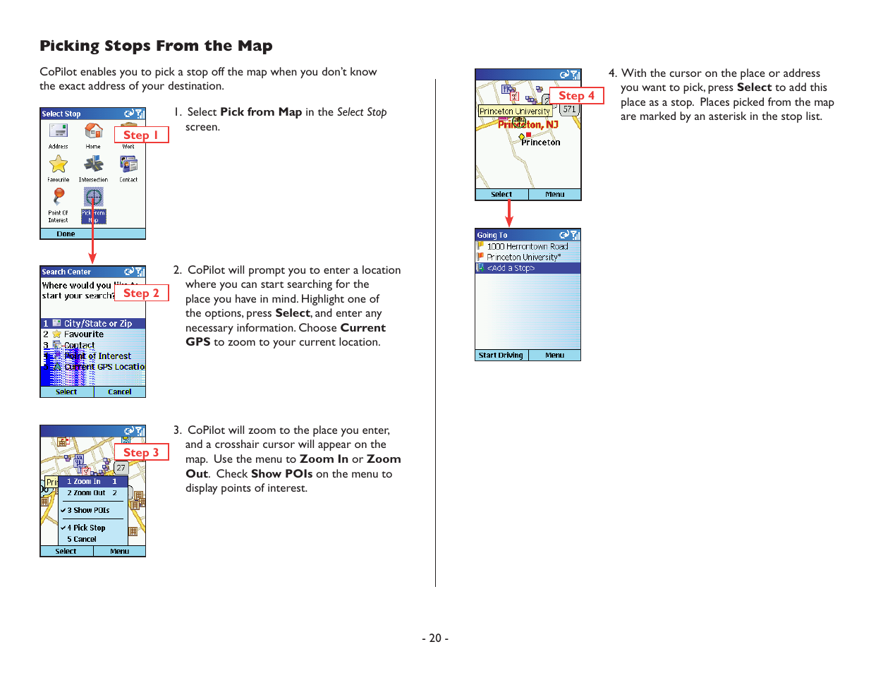 TravRoute CoPilot Live User Manual | Page 22 / 52