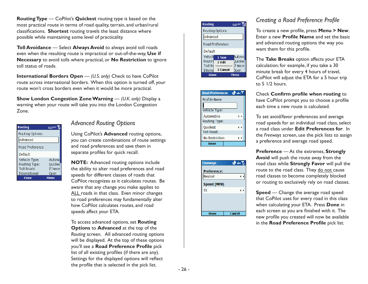 TravRoute CoPilot Live User Manual | Page 28 / 52