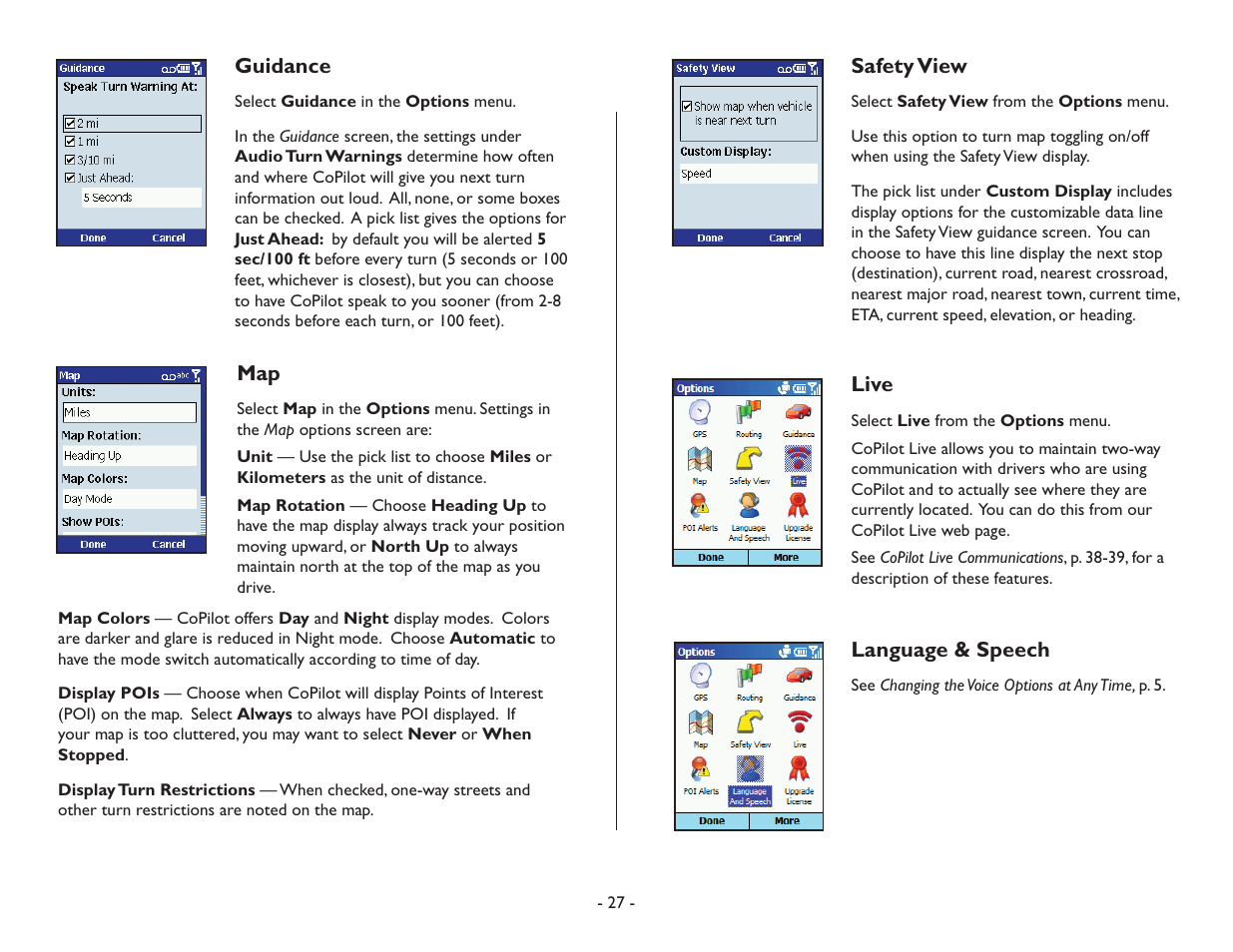 TravRoute CoPilot Live User Manual | Page 29 / 52