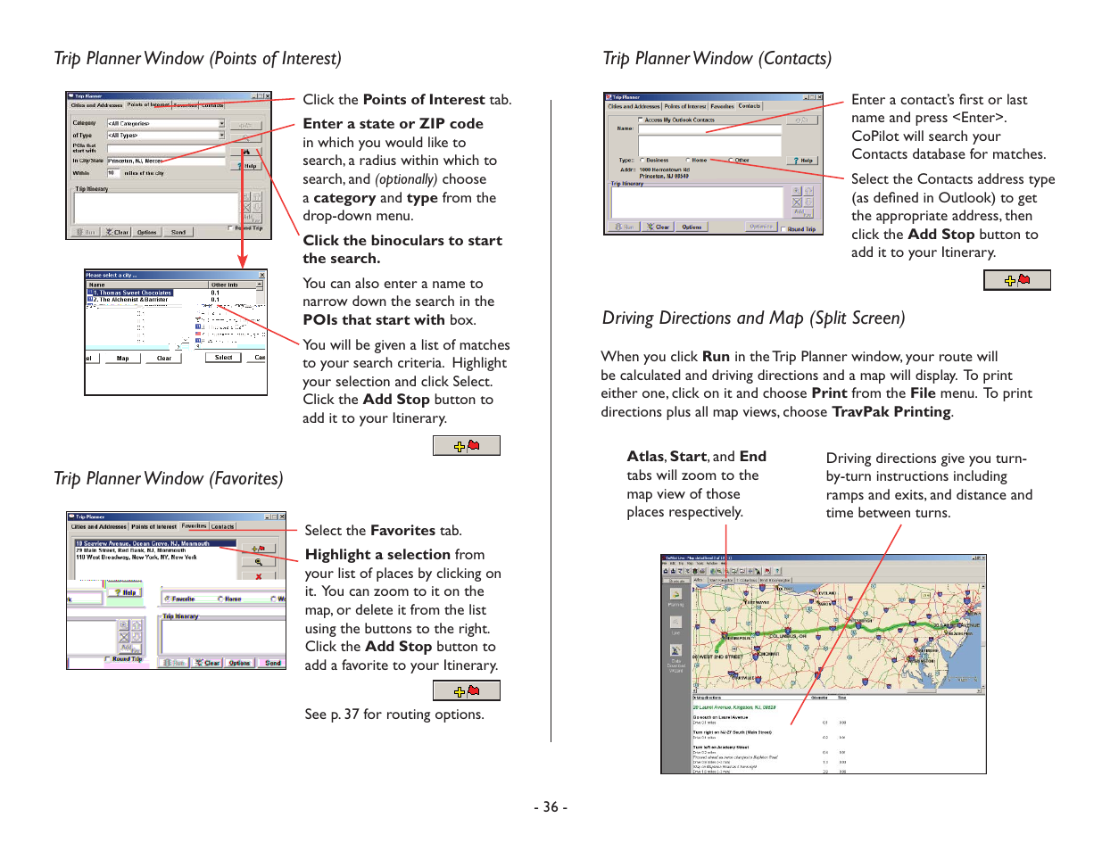 TravRoute CoPilot Live User Manual | Page 38 / 52