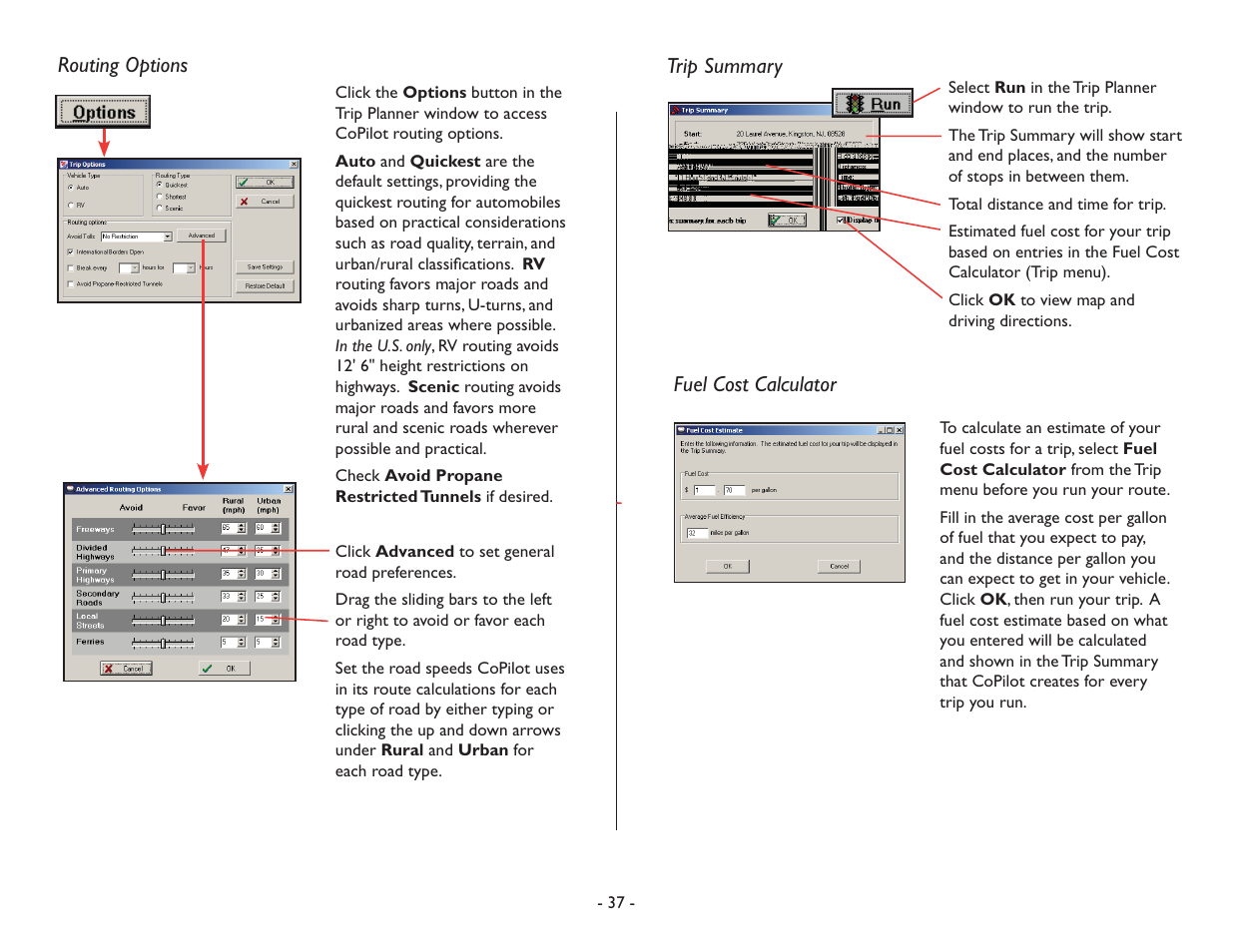 TravRoute CoPilot Live User Manual | Page 39 / 52