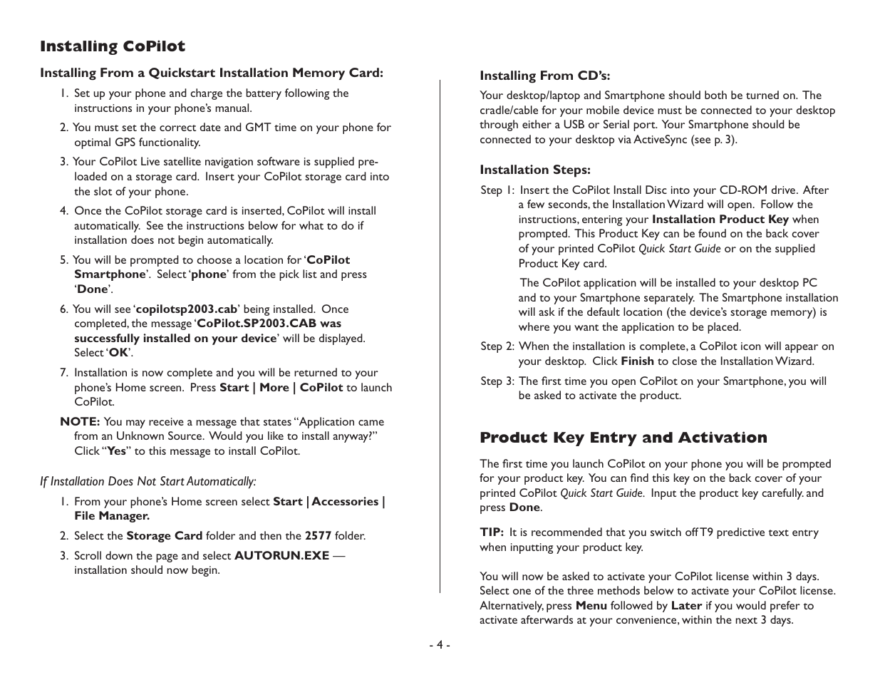 TravRoute CoPilot Live User Manual | Page 6 / 52