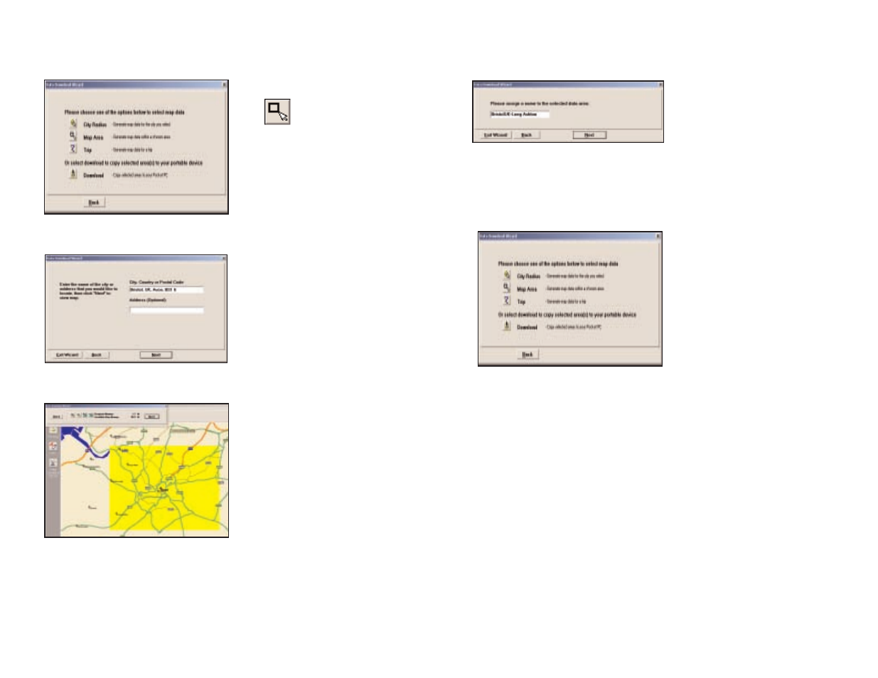 Map area | TravRoute CoPilot GPS Receiver User Manual | Page 16 / 46