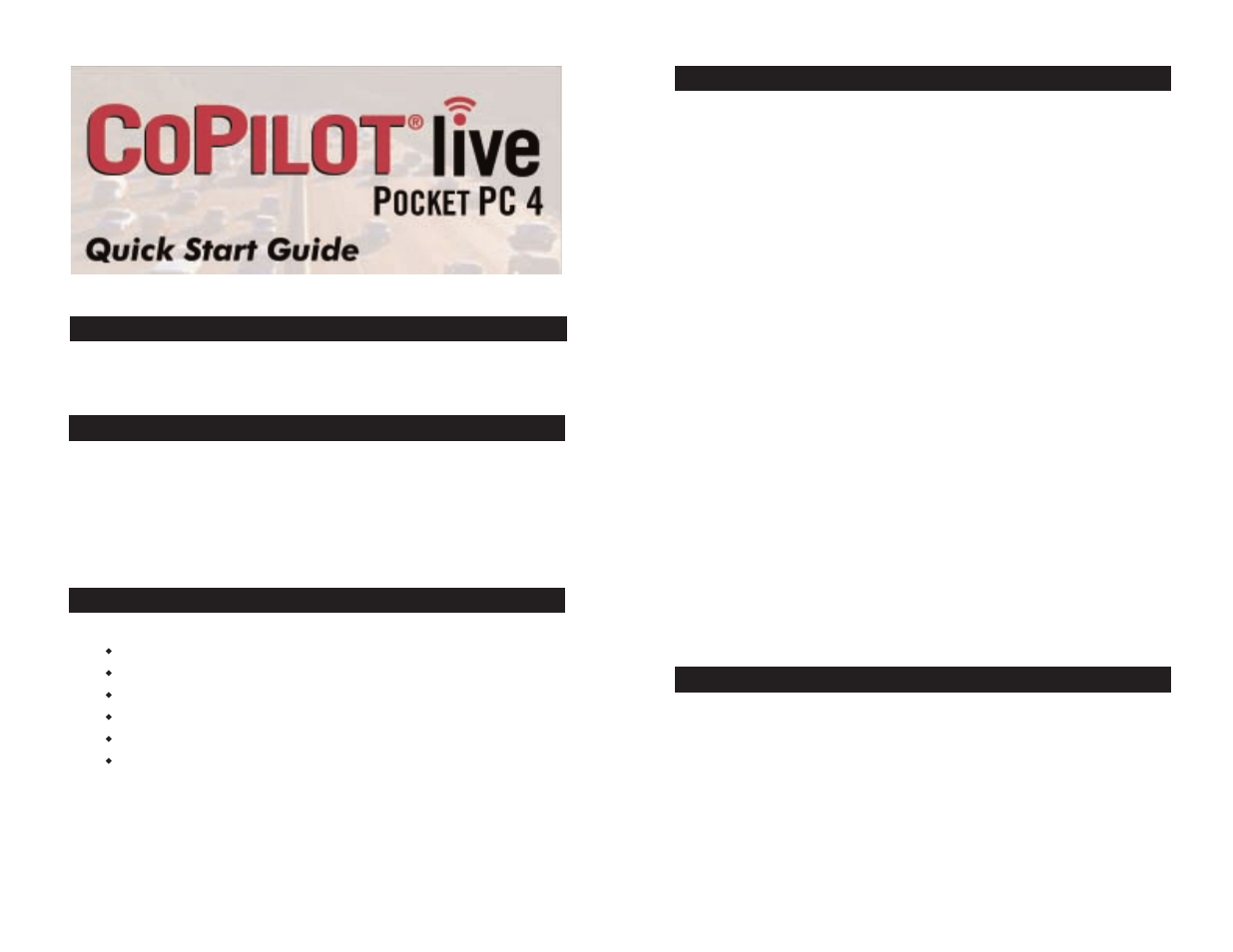 Check the package contents, Uninstall any previous version, Install copilot live | TravRoute CoPilot GPS Receiver User Manual | Page 2 / 46