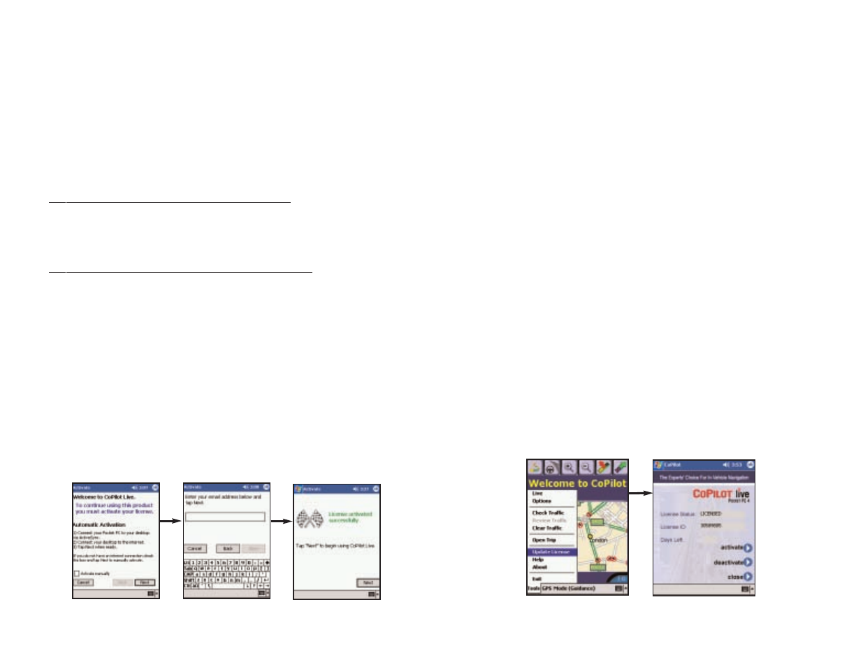Software activation and startup | TravRoute CoPilot GPS Receiver User Manual | Page 20 / 46