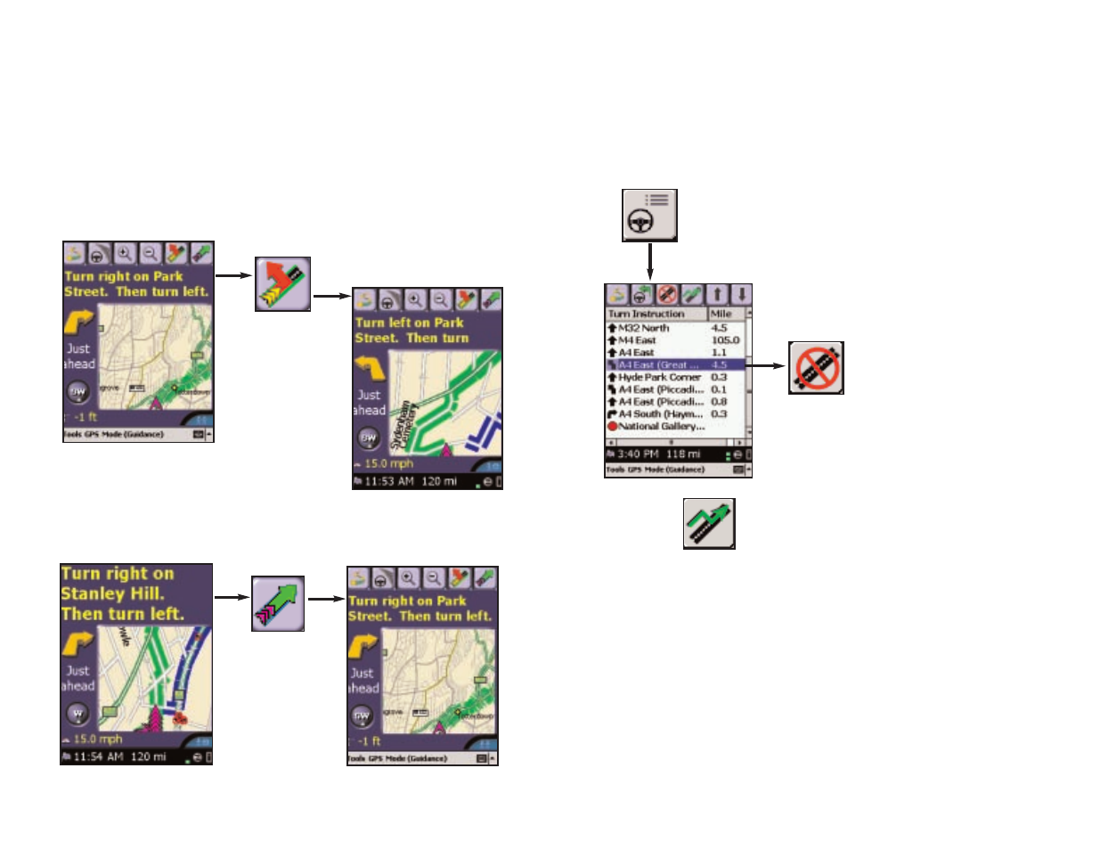 Detour feature, Selective routing | TravRoute CoPilot GPS Receiver User Manual | Page 27 / 46