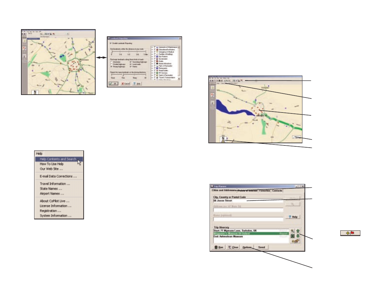 Reference, Desktop trip planning | TravRoute CoPilot GPS Receiver User Manual | Page 38 / 46
