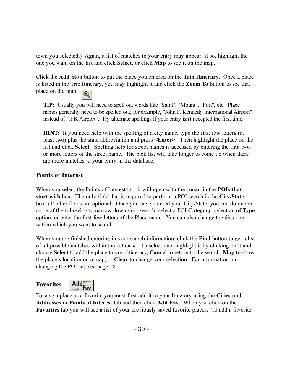 TravRoute CoPilot 2002 User Manual | Page 34 / 56