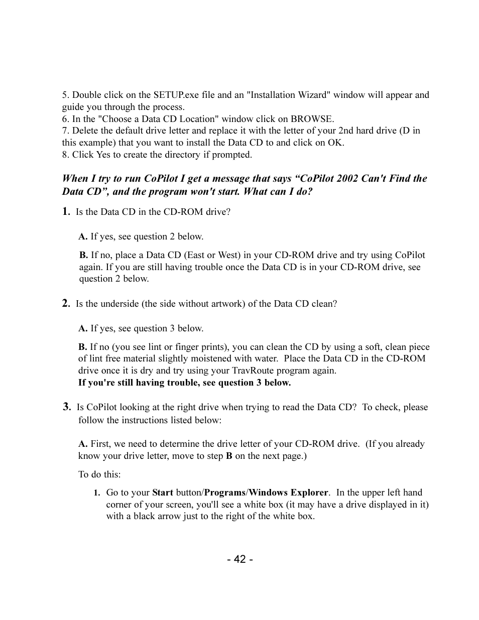 TravRoute CoPilot 2002 User Manual | Page 46 / 56