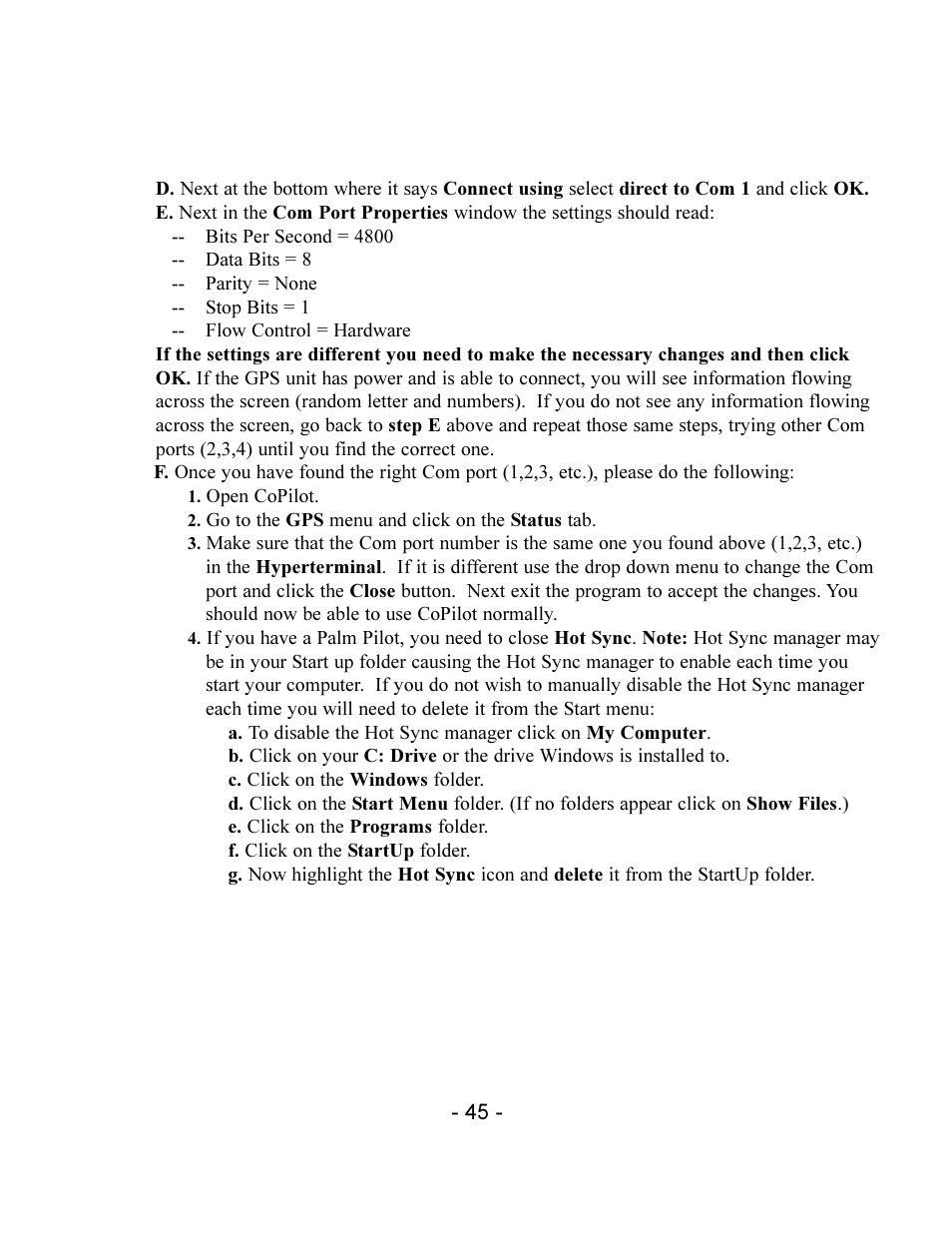 TravRoute CoPilot 2002 User Manual | Page 49 / 56