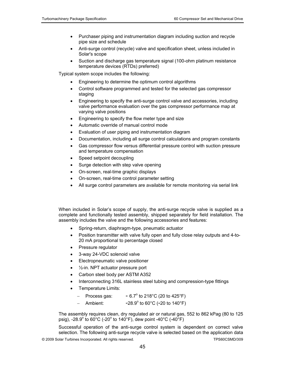 5 anti-surge recycle valve | Taurus Group 60 User Manual | Page 46 / 83