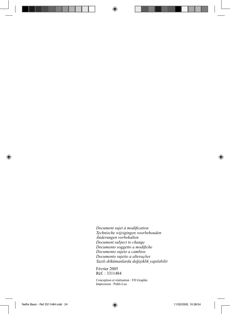 Groupe SEB USA - T-FAL Neftis User Manual | Page 12 / 12