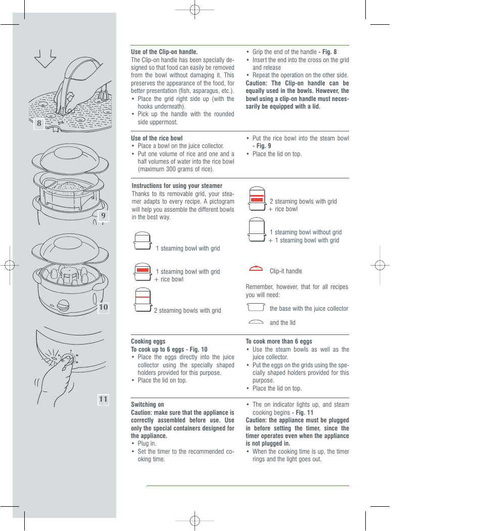 Groupe SEB USA - T-FAL 700 User Manual | Page 6 / 12