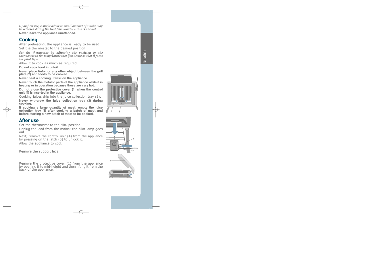 Cooking, After use | Groupe SEB USA - T-FAL CB6070 User Manual | Page 13 / 30