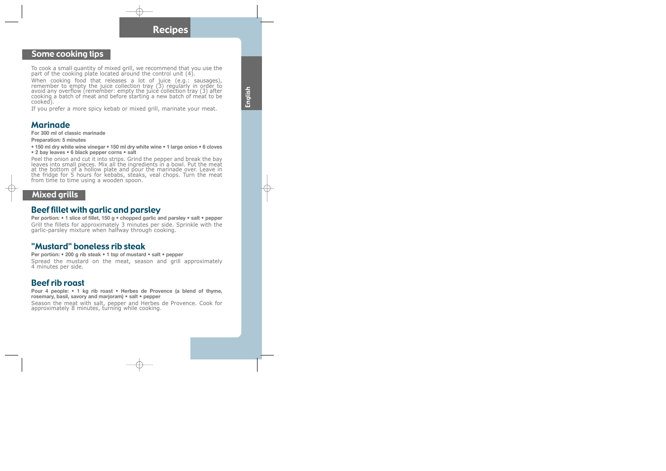 Recipes | Groupe SEB USA - T-FAL CB6070 User Manual | Page 17 / 30