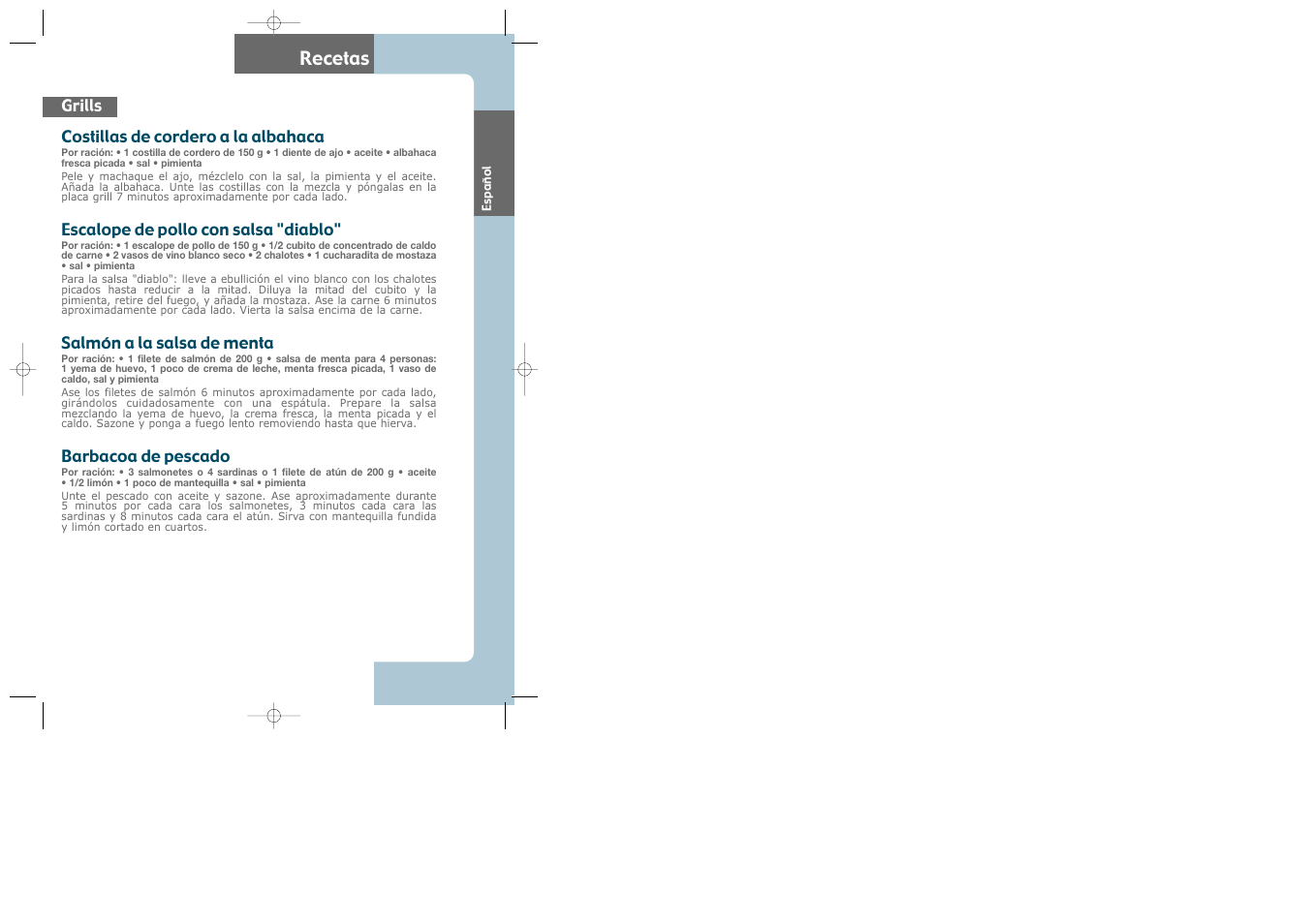 Recetas | Groupe SEB USA - T-FAL CB6070 User Manual | Page 27 / 30