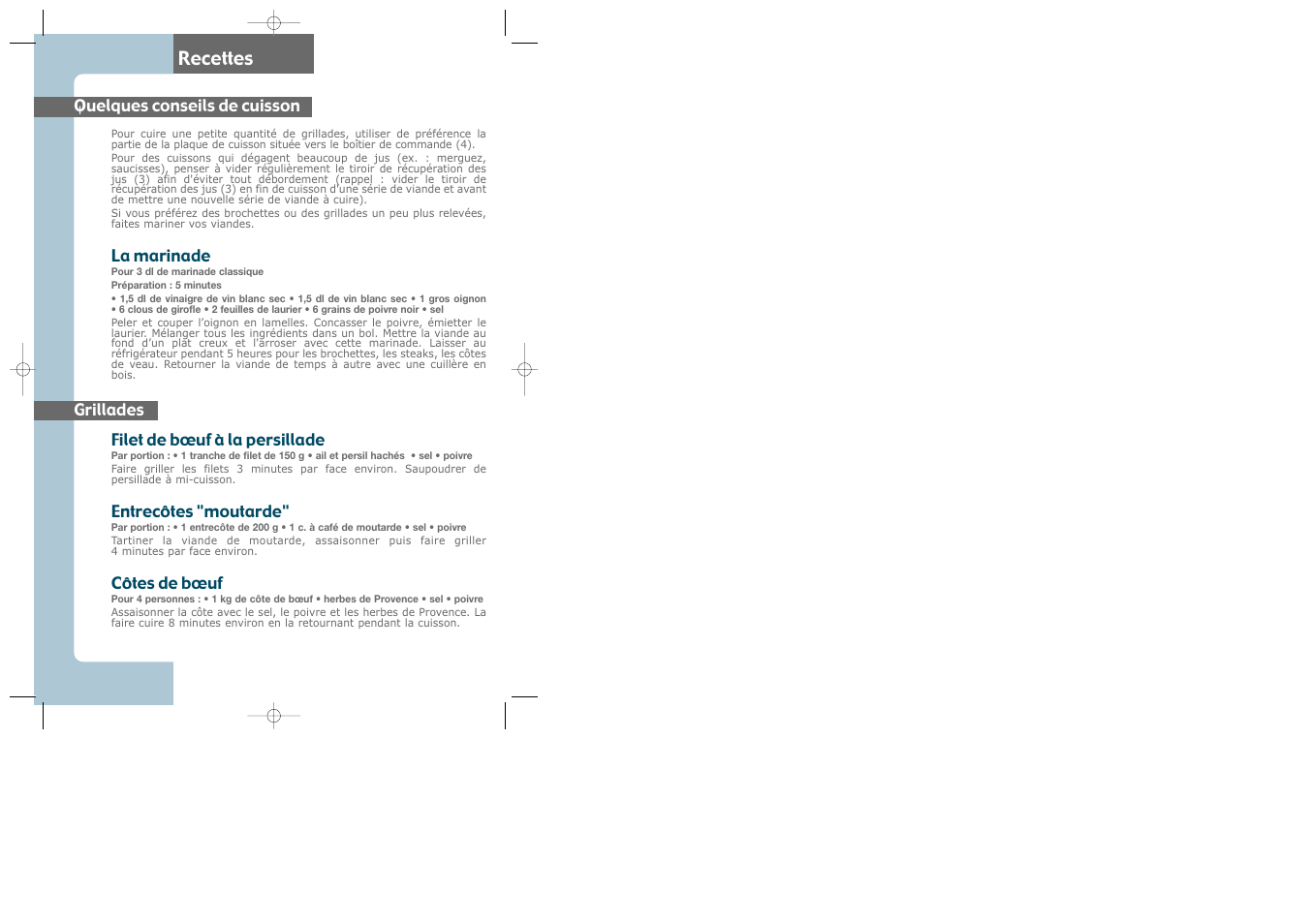 Recettes | Groupe SEB USA - T-FAL CB6070 User Manual | Page 7 / 30