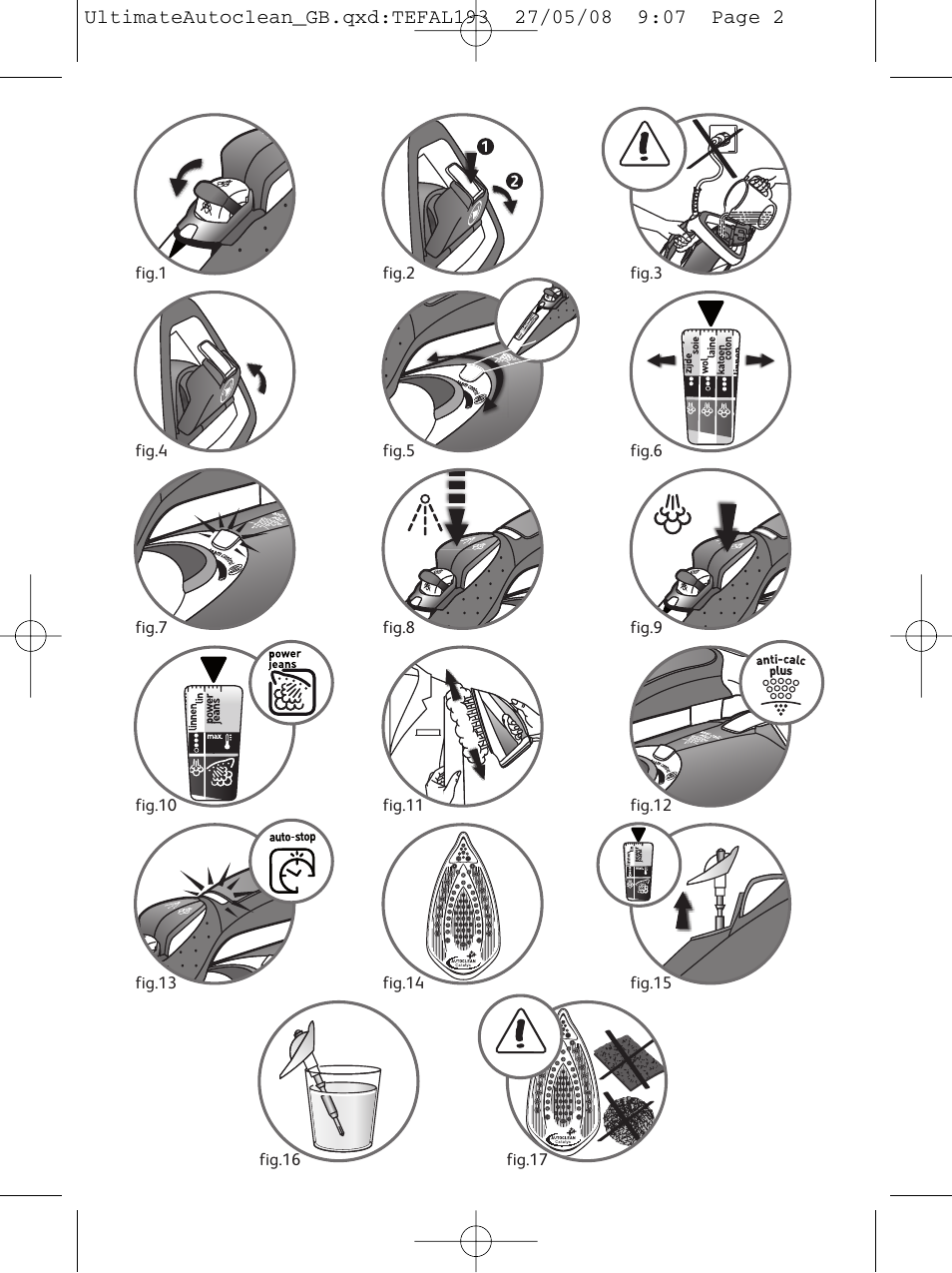 Groupe SEB USA - T-FAL FV9440 User Manual | Page 2 / 8