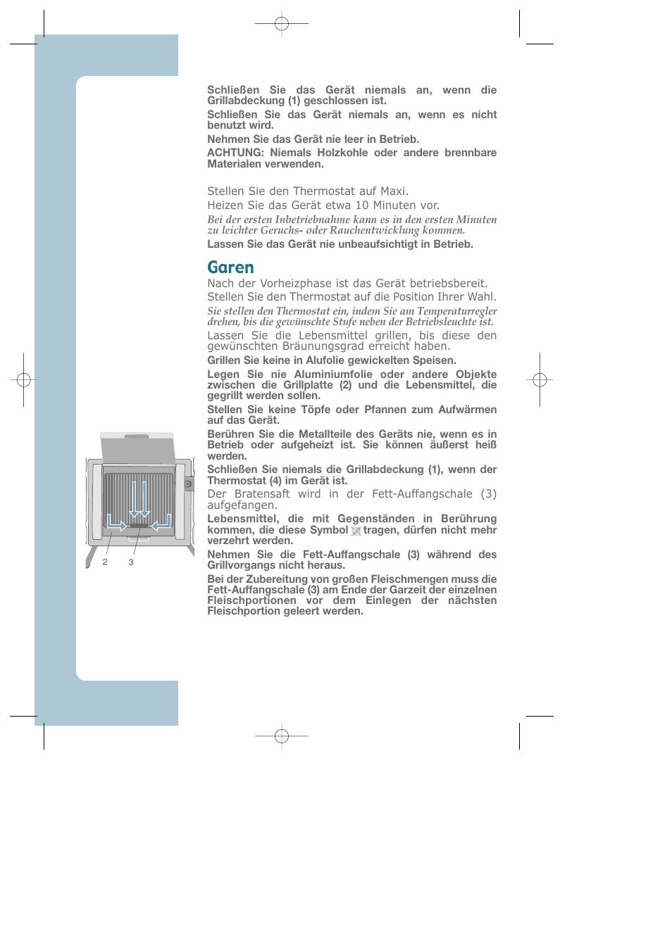 Garen | Groupe SEB USA - T-FAL Largo CB6080 User Manual | Page 18 / 49