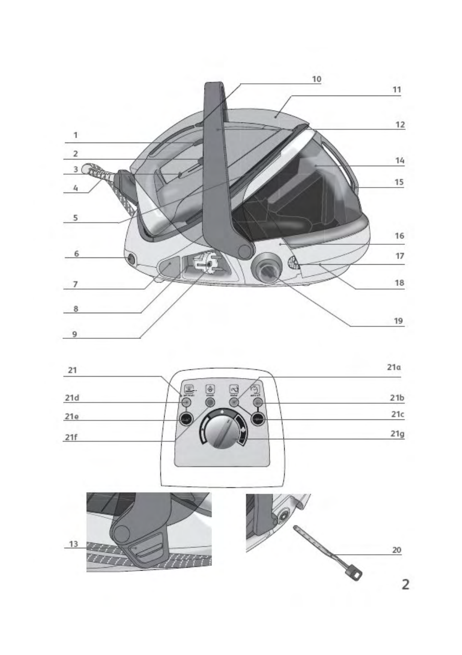 Groupe SEB USA - T-FAL Protect Anti-Calc GV9360 User Manual | Page 2 / 10
