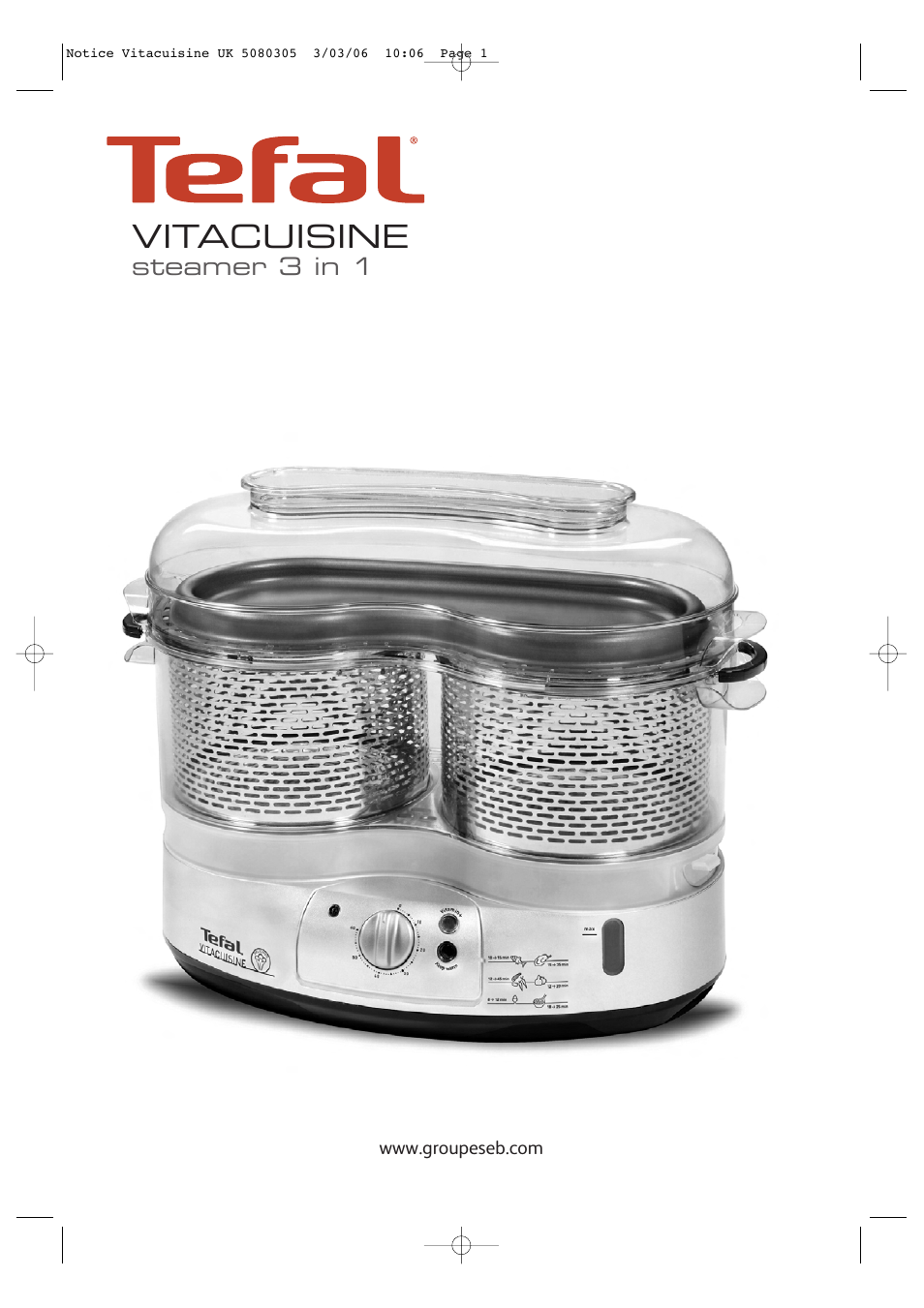 Groupe SEB USA - T-FAL VS4001 User Manual | 14 pages