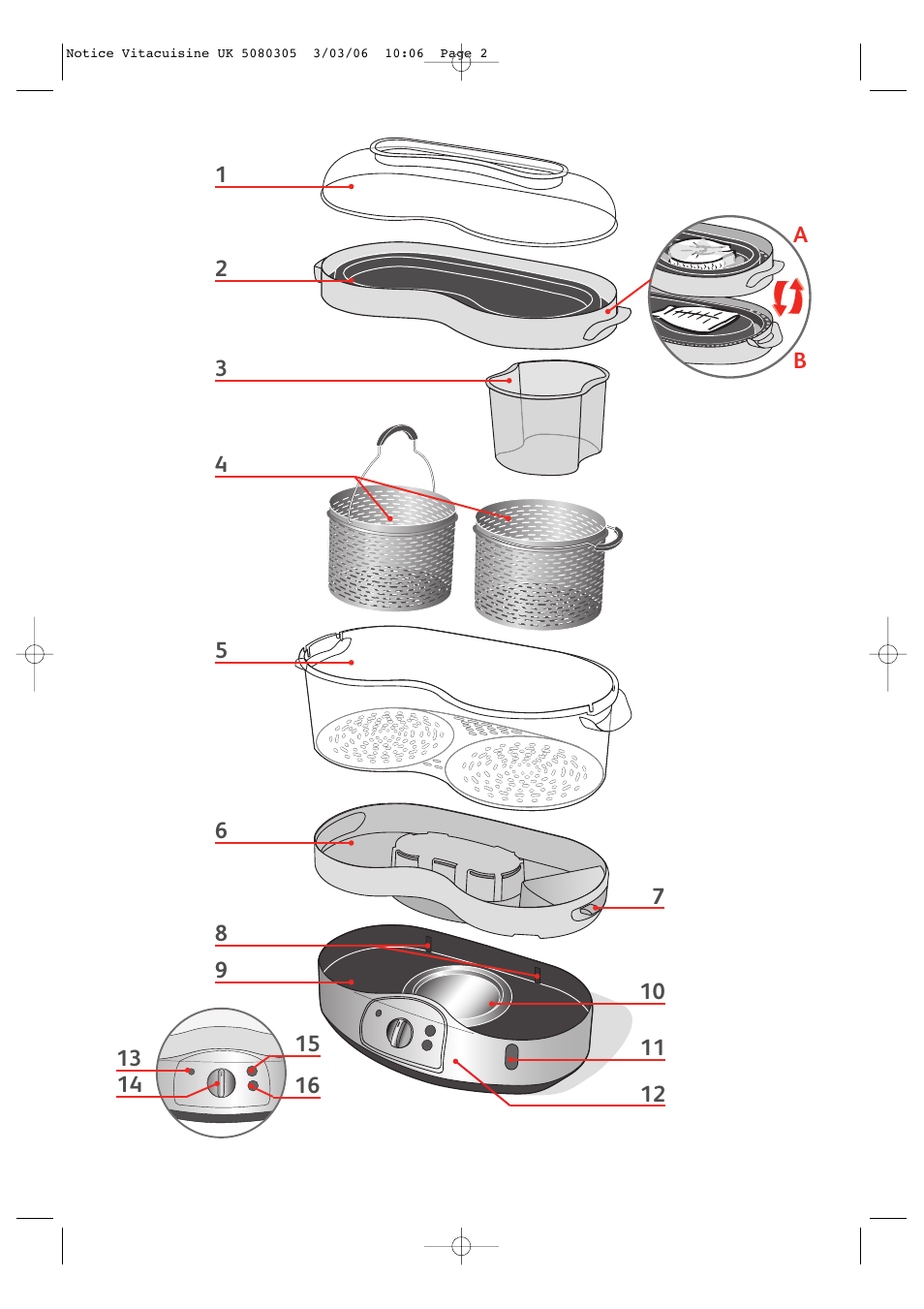 Groupe SEB USA - T-FAL VS4001 User Manual | Page 2 / 14