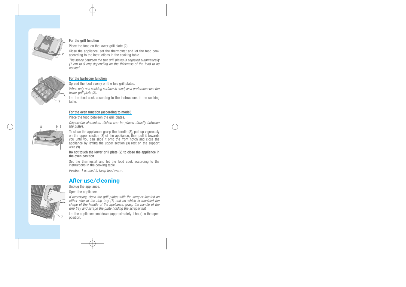 After use/cleaning | Groupe SEB USA - T-FAL FIT'N CLEAN User Manual | Page 6 / 9