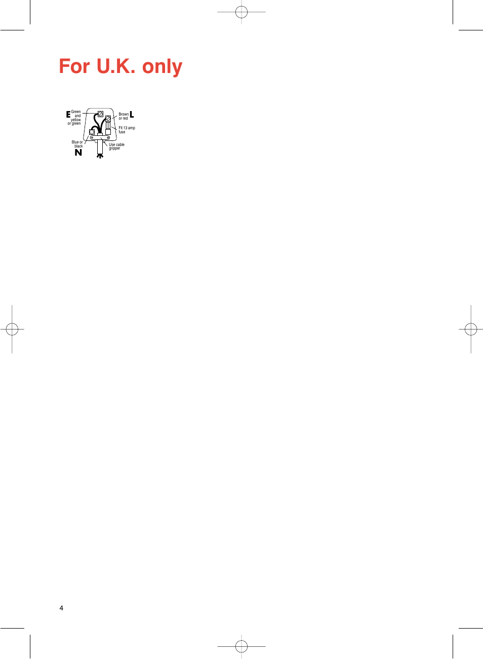 For u.k. only | Groupe SEB USA - T-FAL Avanti Elite User Manual | Page 7 / 102