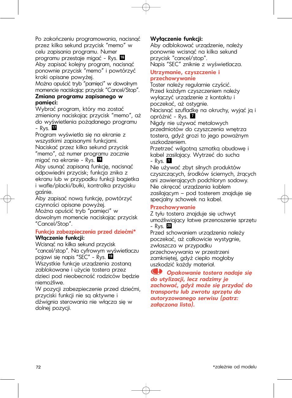 Groupe SEB USA - T-FAL Avanti Elite User Manual | Page 75 / 102
