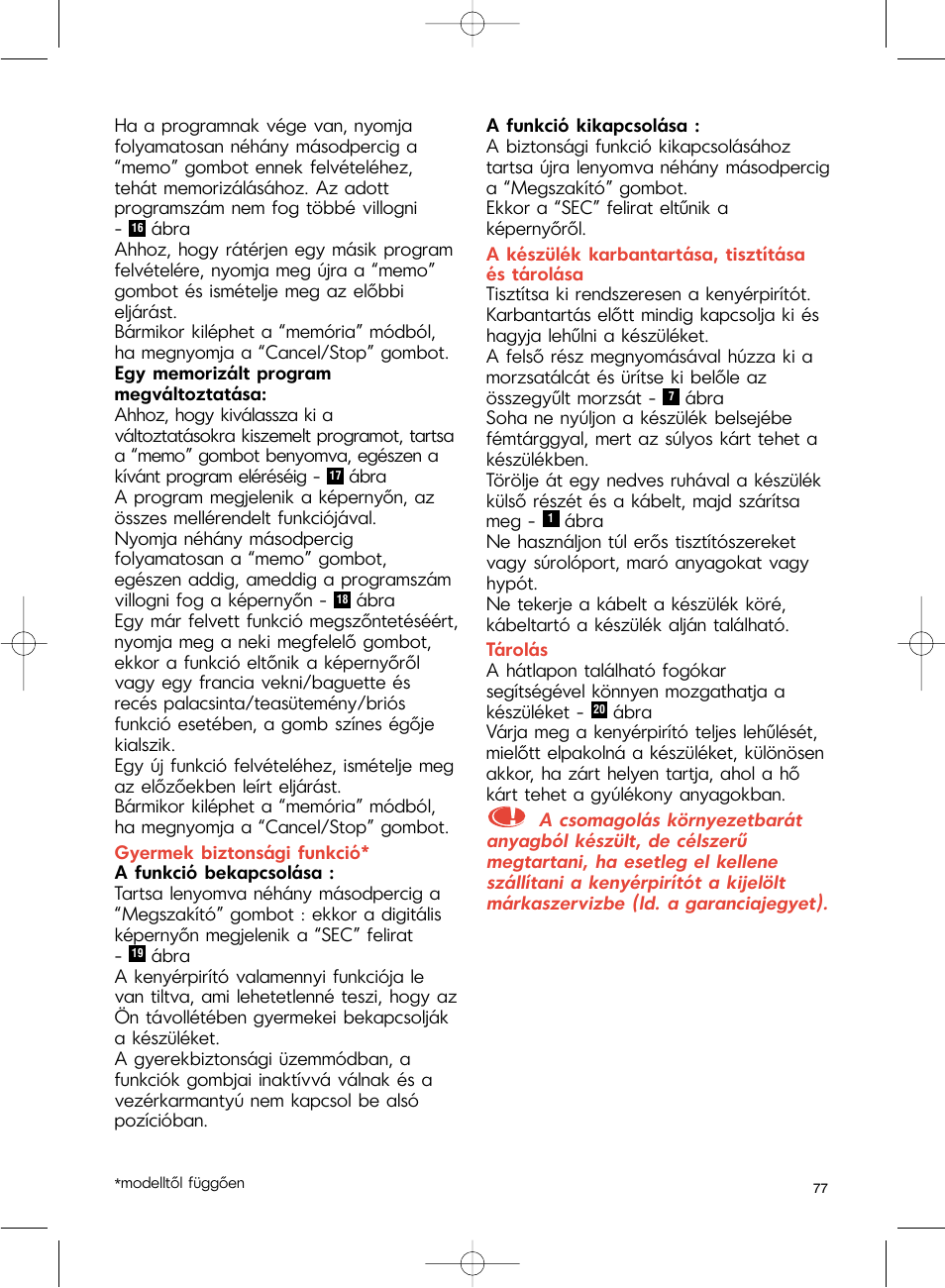 Groupe SEB USA - T-FAL Avanti Elite User Manual | Page 80 / 102