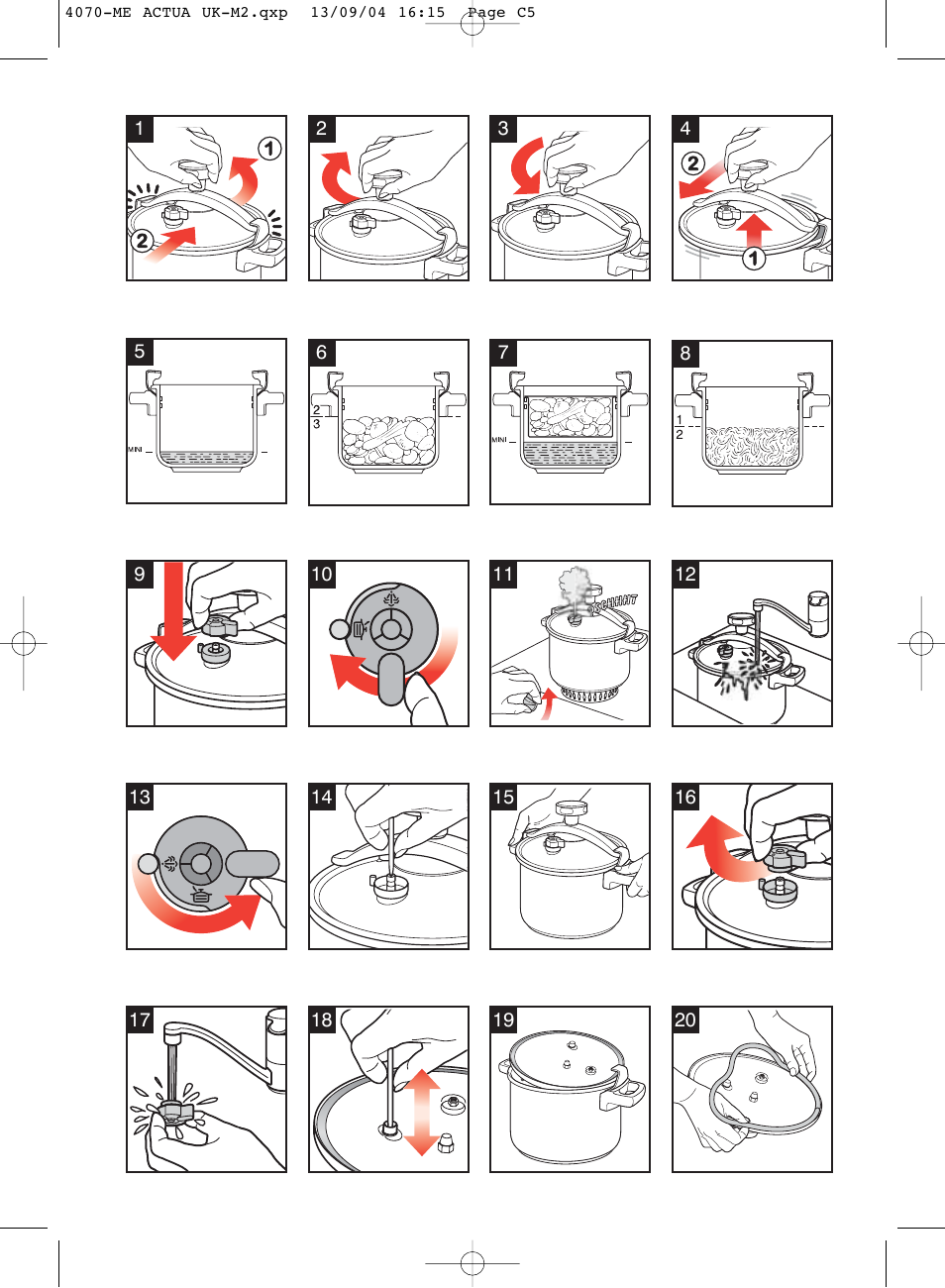 Groupe SEB USA - T-FAL Actua Pressure Cooker User Manual | Page 3 / 9