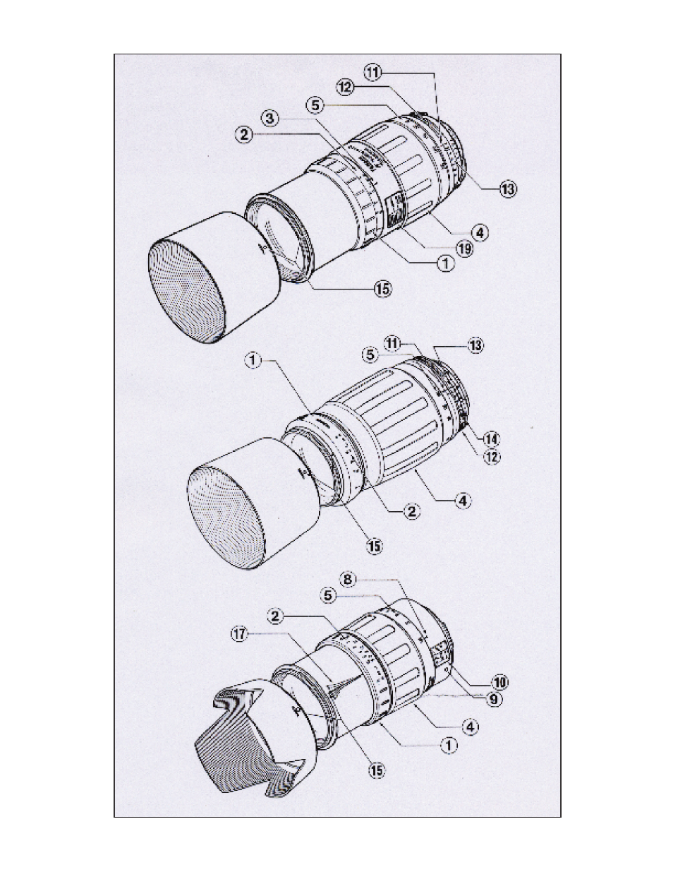 Tamron AF 75 - 300MM F/4 - 5.6 LD MACRO 1:3.9 672D User Manual | Page 2 / 8