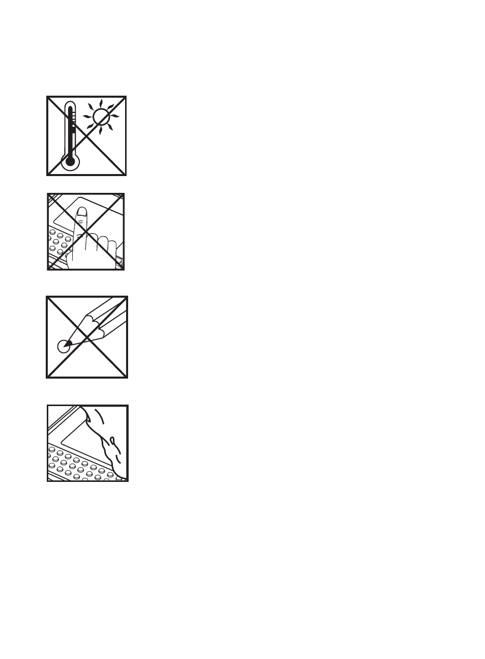 Cautions | Tiger Dear Diary SnapShot Organizer 71-555 User Manual | Page 58 / 61