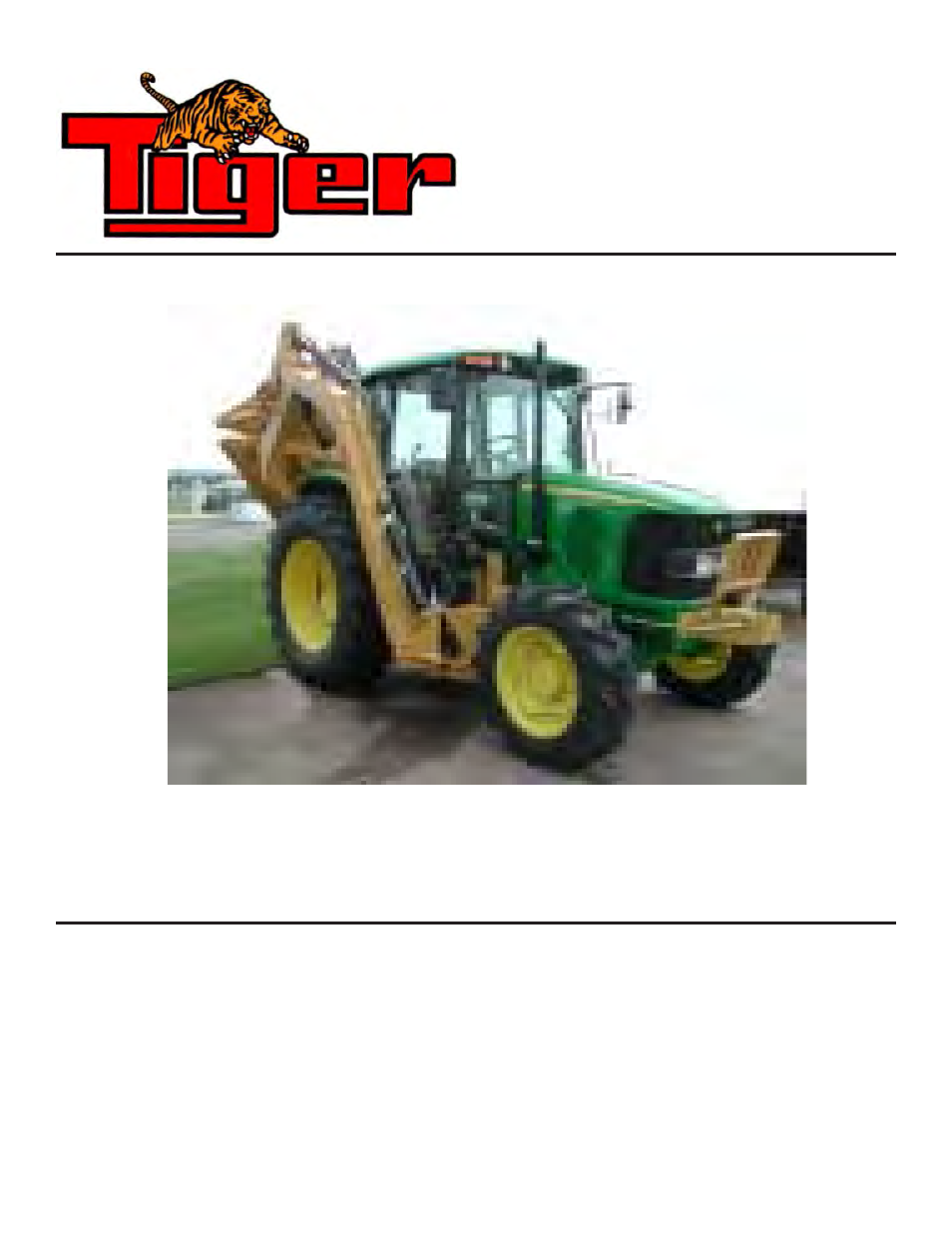Tiger BENGAL BRUTE JD 62-6420 User Manual | 266 pages
