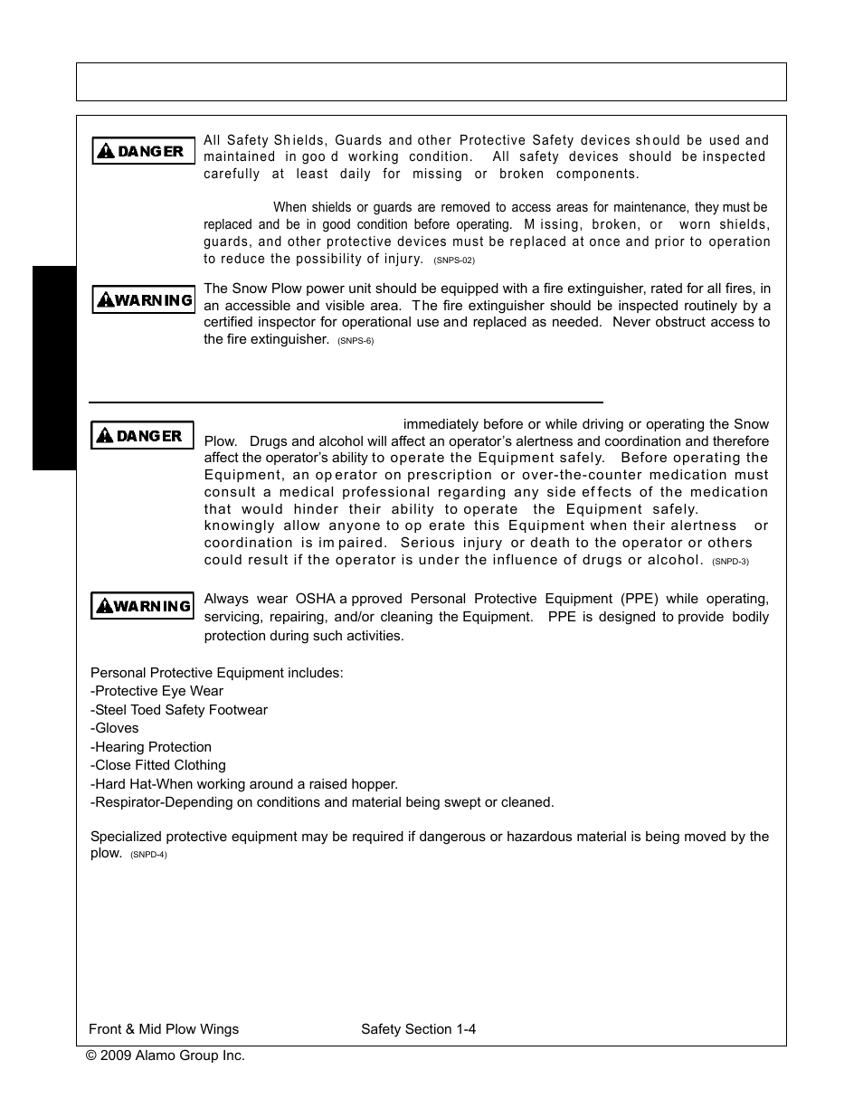 Operator safety instructions and practices, Safety | Tiger JD 62-6430 User Manual | Page 10 / 58