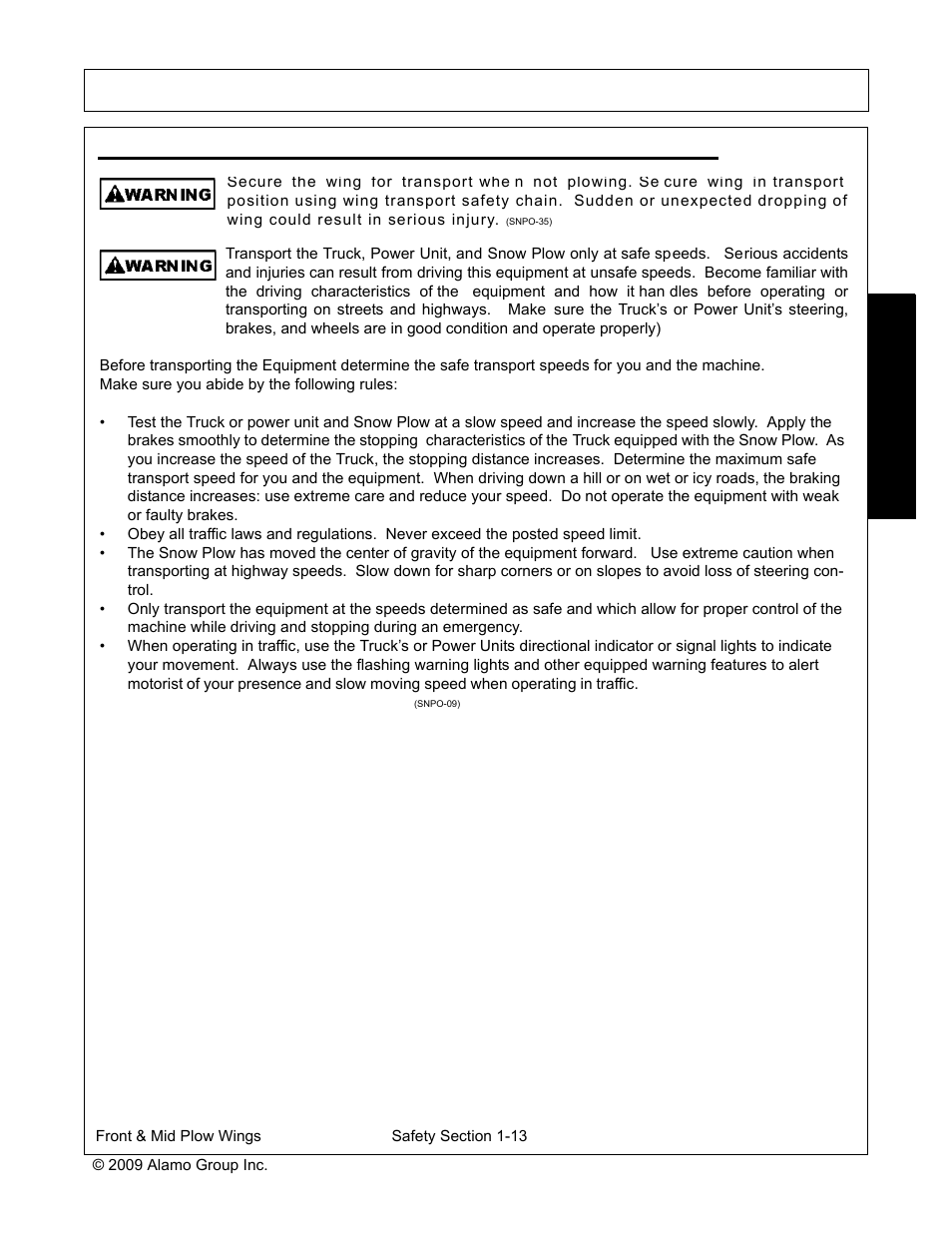 Transporting safety instructions and practices, Safety | Tiger JD 62-6430 User Manual | Page 19 / 58