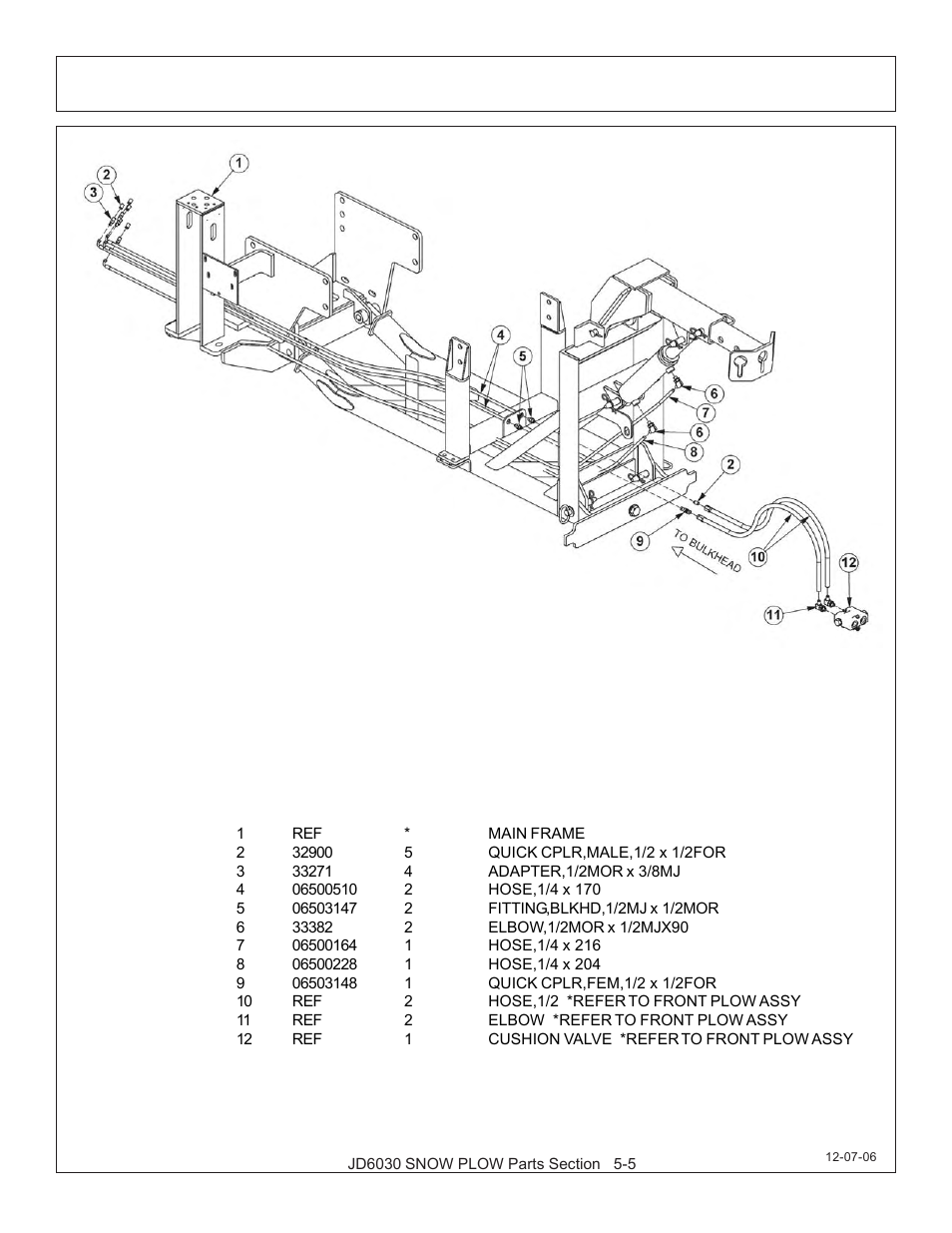 Tractor mount kit - front hydraulics | Tiger JD 62-6430 User Manual | Page 43 / 58