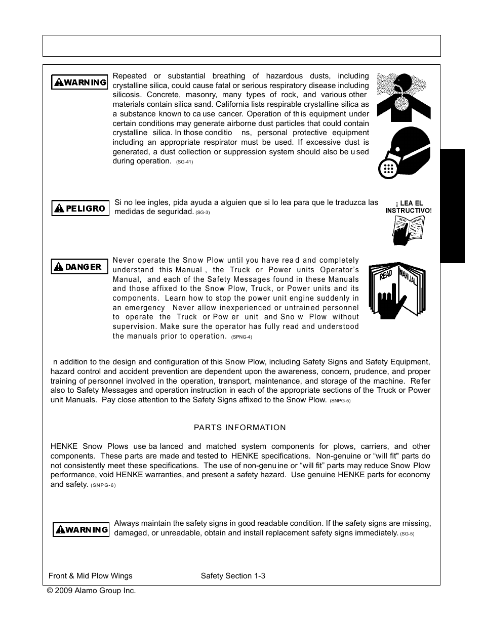 Safety | Tiger JD 62-6430 User Manual | Page 9 / 58