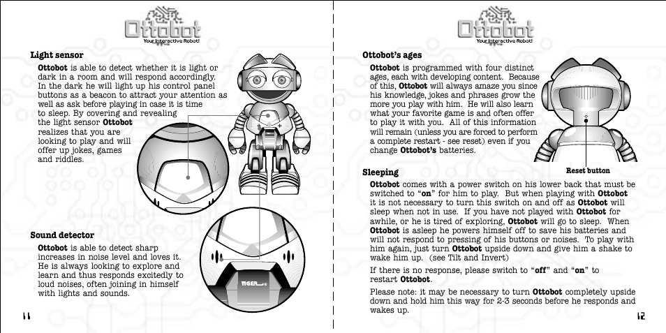 Tiger OttoBot PMS280C User Manual | Page 7 / 12