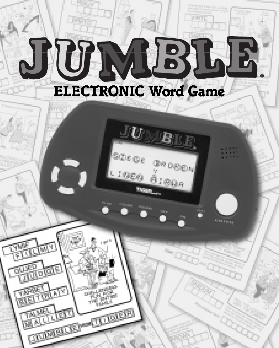 Instruction manual | Tiger Jumble 07-010 User Manual | Page 15 / 16