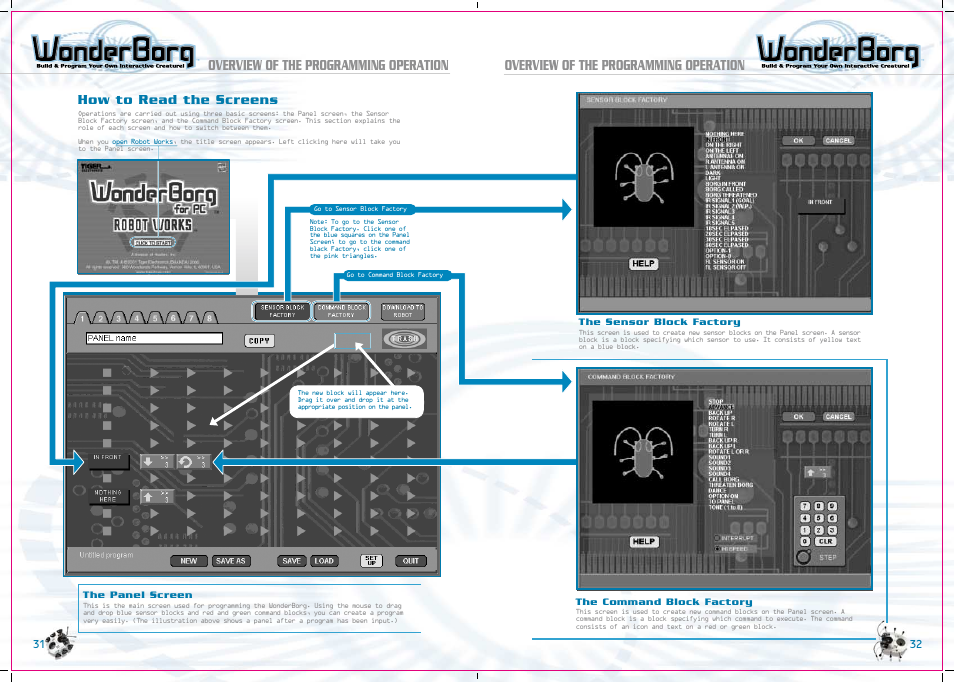Overview of the programming operation, How to read the screens | Tiger WonderBorg 70709 User Manual | Page 17 / 30