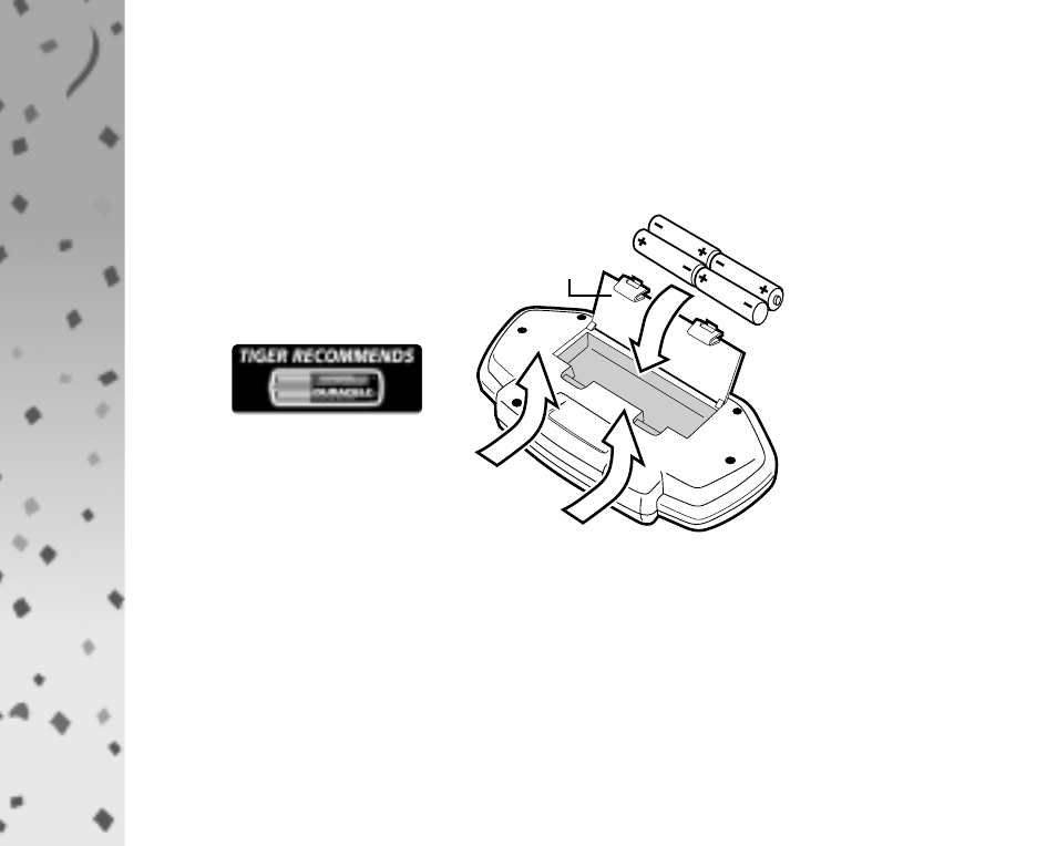 The price is right, Inserting the batteries, Figure 1 | Tiger The Price Is Right none User Manual | Page 2 / 24