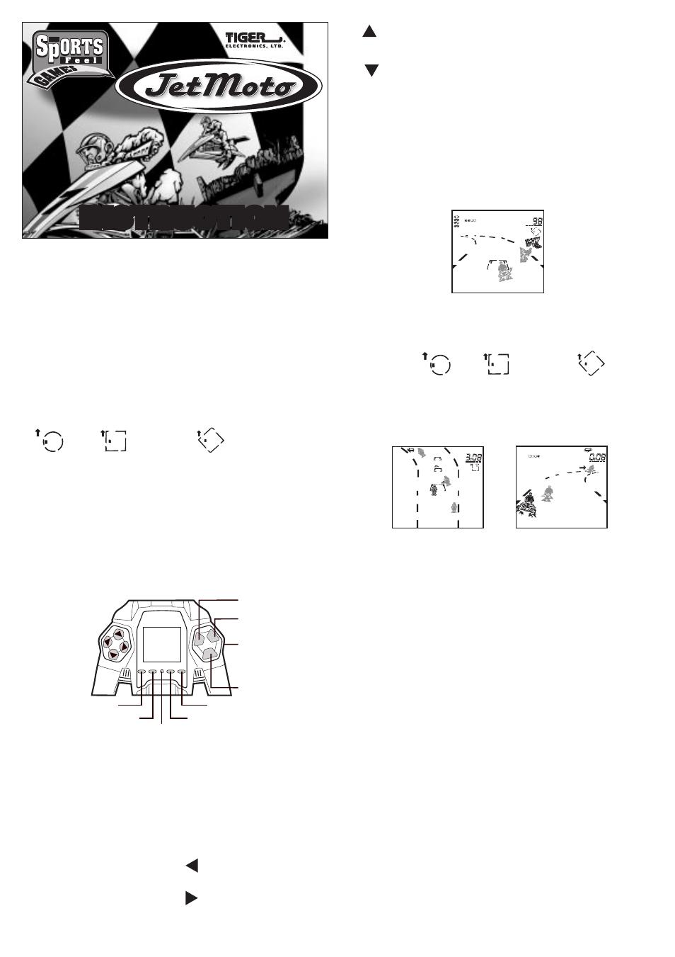 Tiger Jet Moto 64-001 User Manual | 2 pages