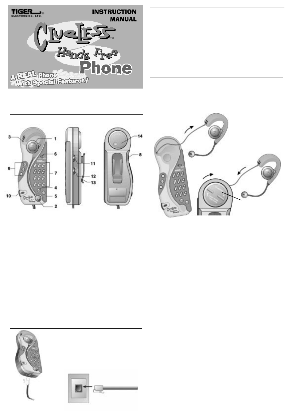 Tiger Clueless 71-535 User Manual | 2 pages