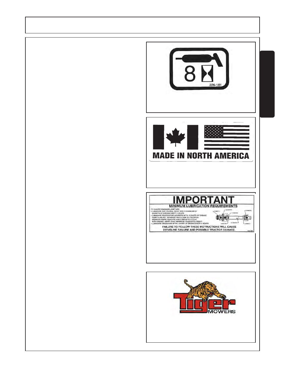 Safety | Tiger FLX15 User Manual | Page 21 / 100