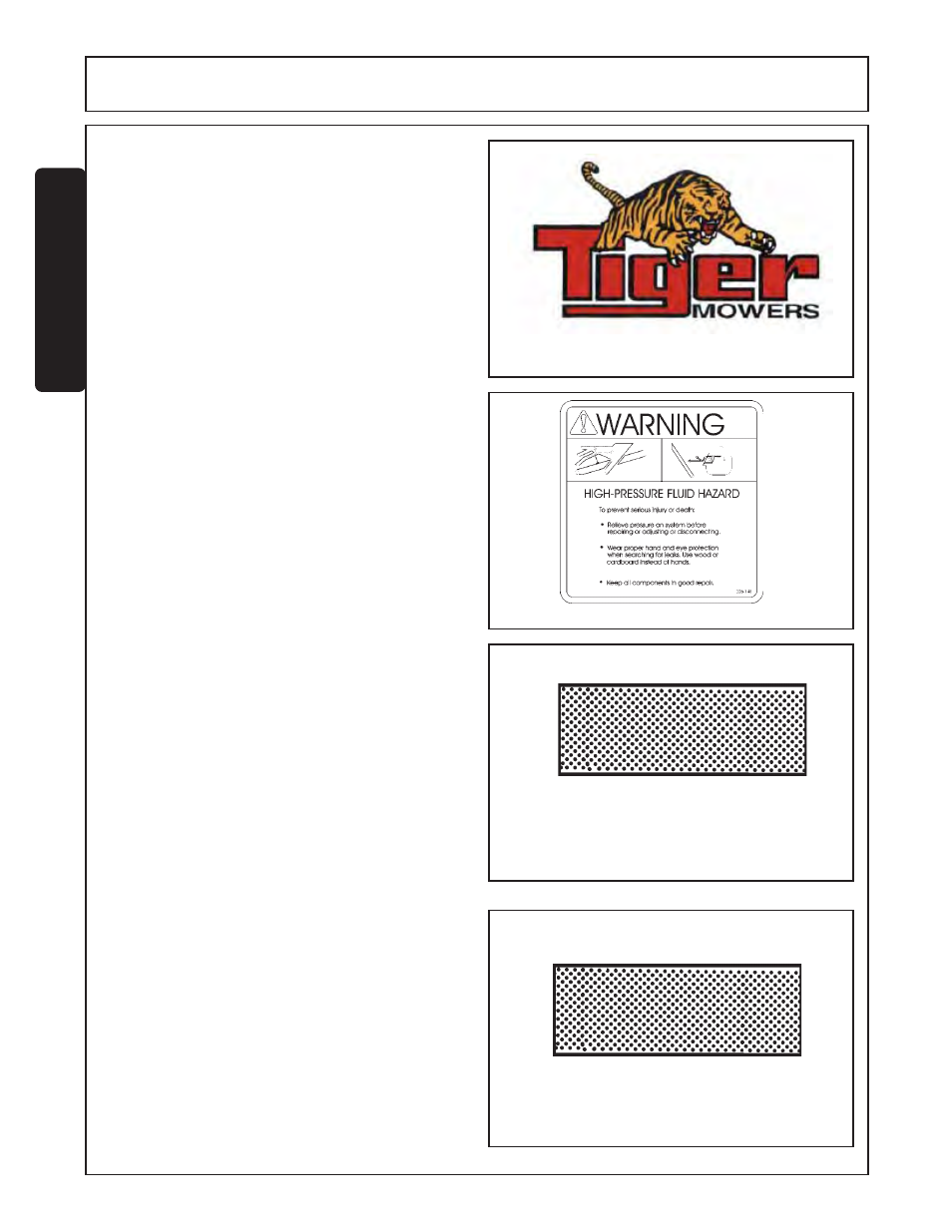 Safety | Tiger FLX15 User Manual | Page 22 / 100