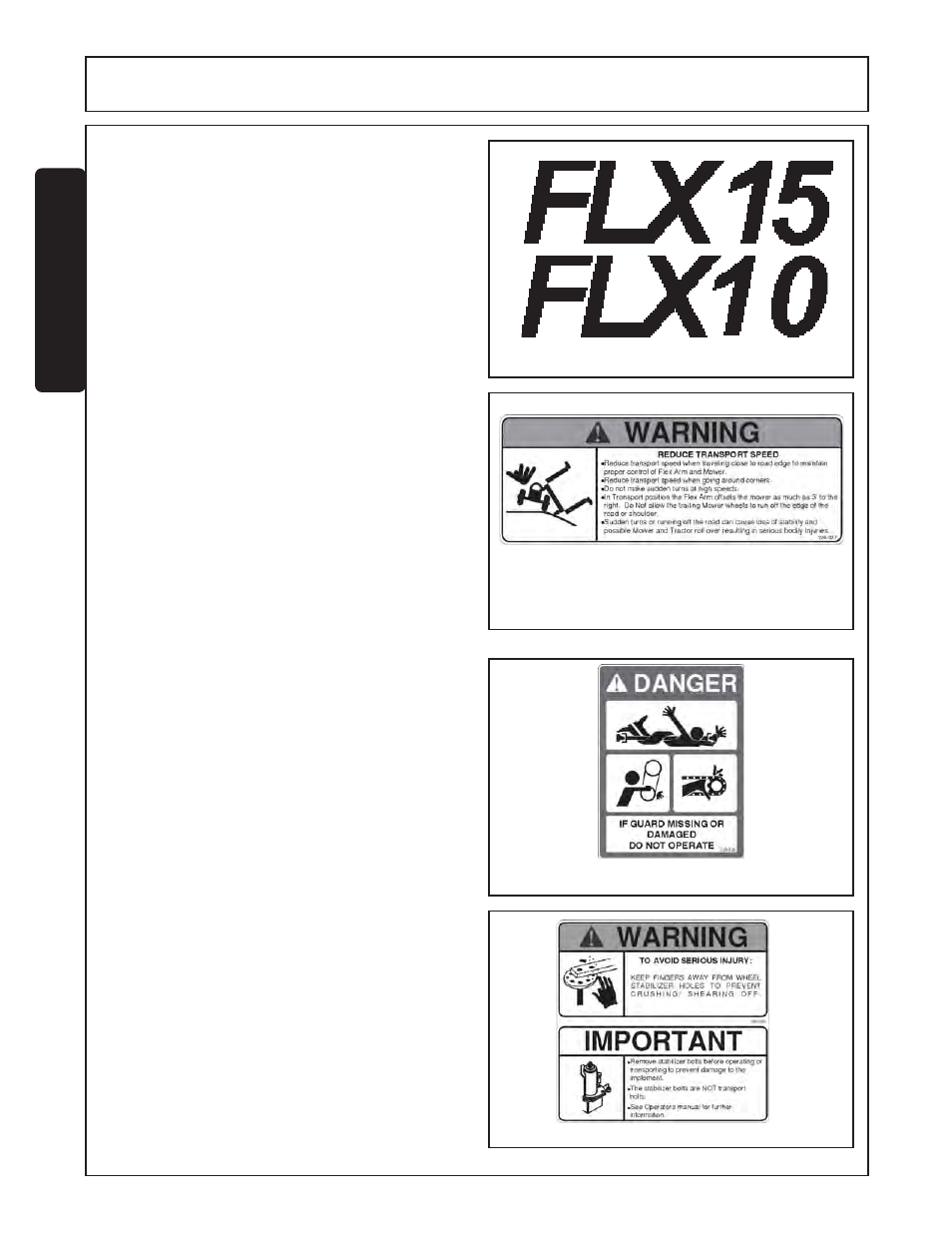 Safety | Tiger FLX15 User Manual | Page 26 / 100