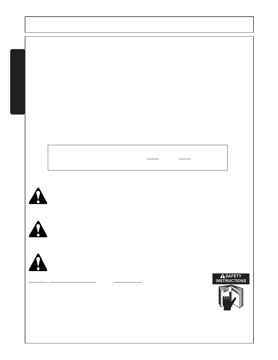 Safety | Tiger FLX15 User Manual | Page 6 / 100