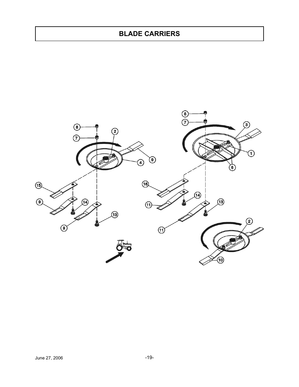 Blade carriers | Tiger TWR-180 User Manual | Page 20 / 56