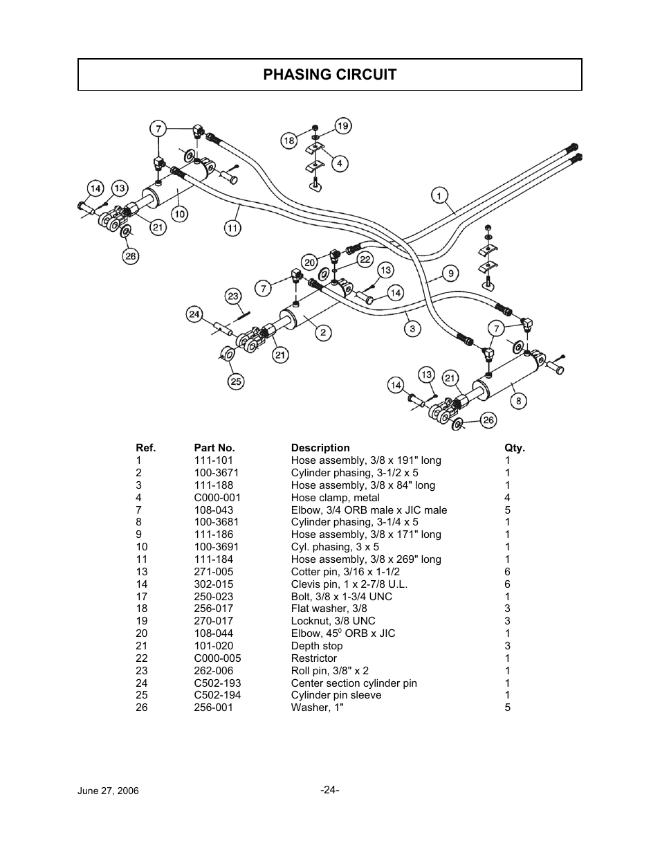 Phasing circuit | Tiger TWR-180 User Manual | Page 25 / 56